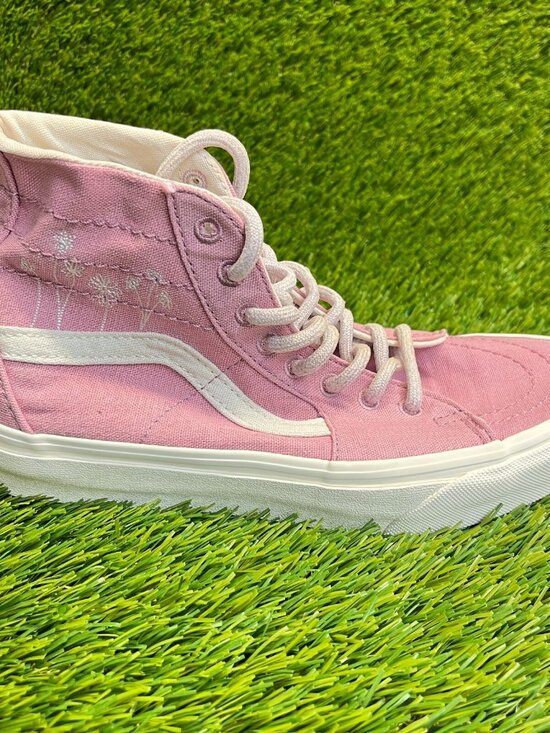 VANS Shoes - Vans Sk8-Hi Tapered Womens Size 7.5 Pink White Walking Skate Shoes Sneakers